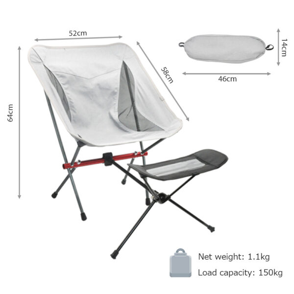 Aluminum Camping Moon Chair - Image 3