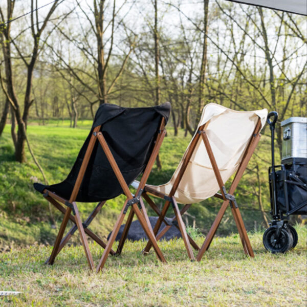 Wood Butterfly Camping Chair - Image 5