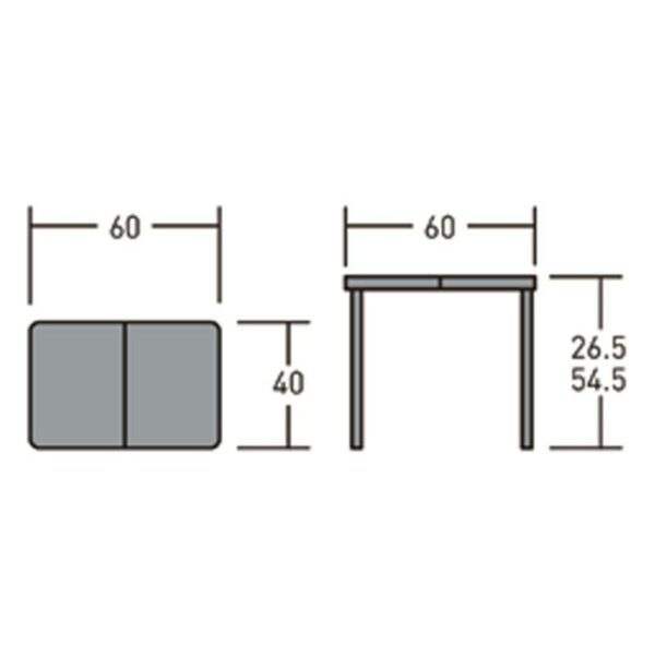 Compact Metal Mesh Table - Image 3