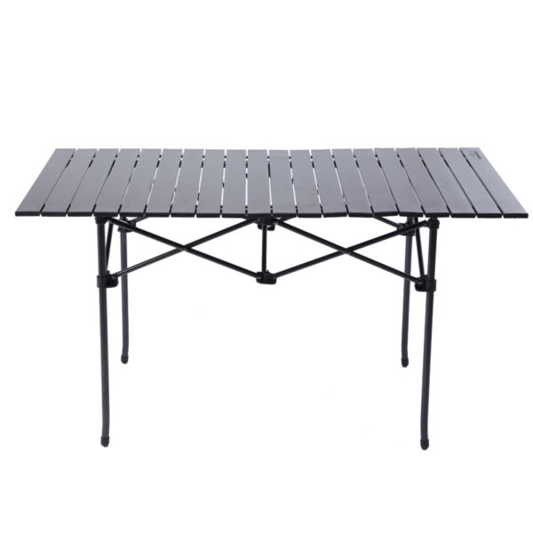 Roll Top Aluminum Table