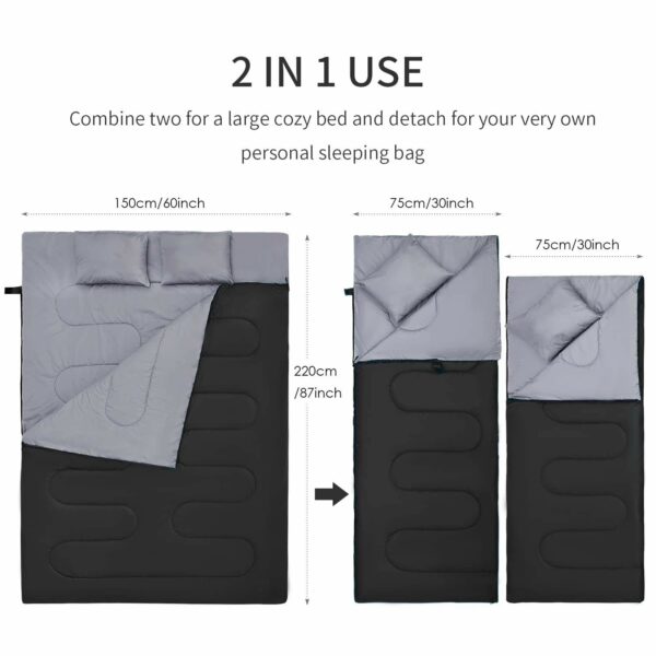 2 Person Sleeping Bag - Image 3